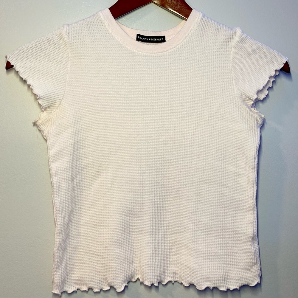 Brandy Melville Baby Pink Crop Top